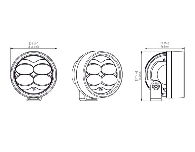 Denali D3 LED Fog Light Kit with DataDim Technology