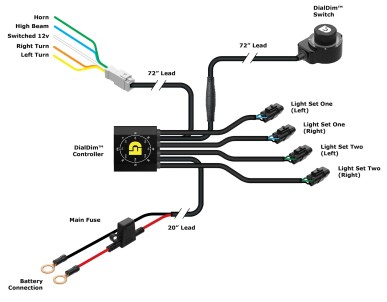 Denali DialDim Lighting Controller - Universal Fit